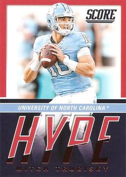 2017 Score - Hype Red #3 Mitchell Trubisky Front