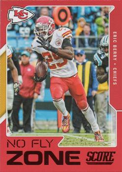 2017 Score - No Fly Zone Red #12 Eric Berry Front