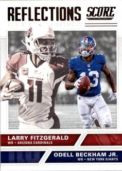 2017 Score - Reflections #10 Larry Fitzgerald / Odell Beckham Jr. Front