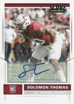 2017 Score - Rookie Autographs #339 Solomon Thomas Front