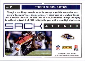 2017 Score - Sack Attack #2 Terrell Suggs Back