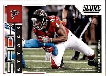 2017 Score - Sack Attack #10 Vic Beasley Jr. Front