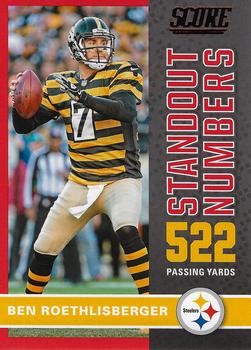 2017 Score - Standout Numbers Red #13 Ben Roethlisberger Front