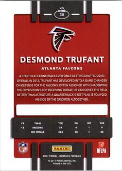 2017 Donruss #30 Desmond Trufant Back