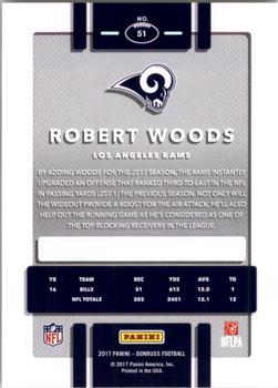 2017 Donruss #51 Robert Woods Back