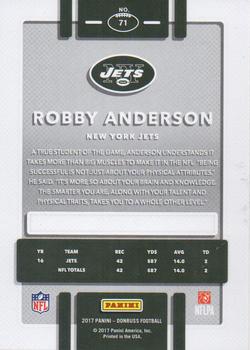 2017 Donruss #71 Robby Anderson Back