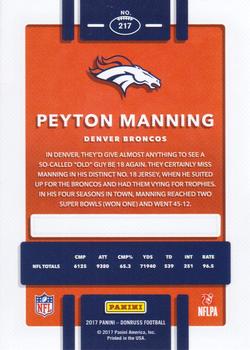 2017 Donruss #217 Peyton Manning Back