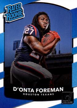 2017 Donruss #340 D'Onta Foreman Front