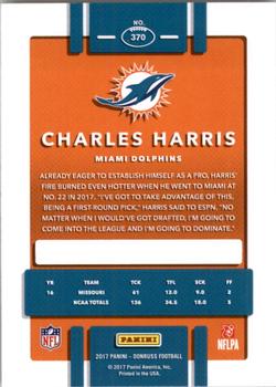 2017 Donruss #370 Charles Harris Back