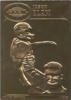 1998 The Danbury Mint Super Bowl XXXIII 22K Gold #2 Jason Elam Front