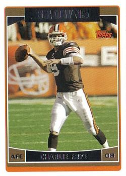 2006 Topps Cleveland Browns #CLE2 Charlie Frye Front