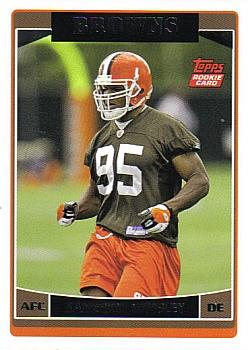 2006 Topps Cleveland Browns #CLE4 Kamerion Wimbley Front