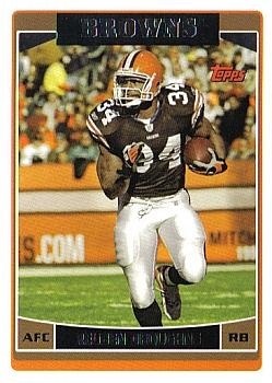 2006 Topps Cleveland Browns #CLE6 Reuben Droughns Front
