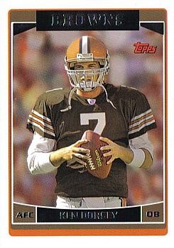 2006 Topps Cleveland Browns #CLE7 Ken Dorsey Front