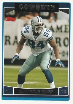 2006 Topps Dallas Cowboys #DAL7 DeMarcus Ware Front