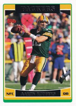 2006 Topps Green Bay Packers #GB1 Aaron Rodgers Front