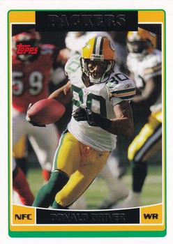 2006 Topps Green Bay Packers #GB4 Donald Driver Front