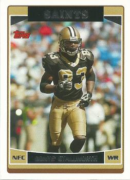 2006 Topps New Orleans Saints #NO3 Donte Stallworth Front