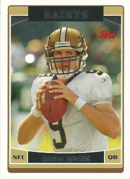 2006 Topps New Orleans Saints #NO4 Drew Brees Front