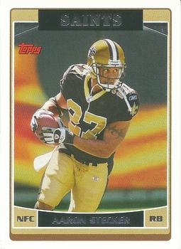2006 Topps New Orleans Saints #NO7 Aaron Stecker Front