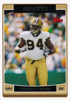 2006 Topps New Orleans Saints #NO8 Charles Grant Front