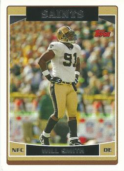 2006 Topps New Orleans Saints #NO9 Will Smith Front