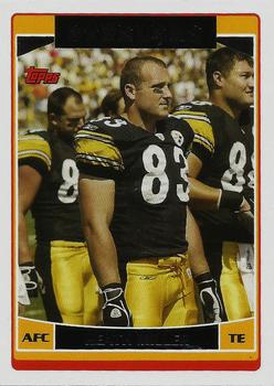 2006 Topps Pittsburgh Steelers #PIT3 Heath Miller Front