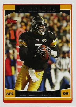2006 Topps Pittsburgh Steelers #PIT6 Ben Roethlisberger Front