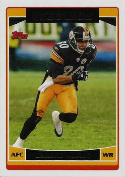 2006 Topps Pittsburgh Steelers #PIT8 Cedrick Wilson Front