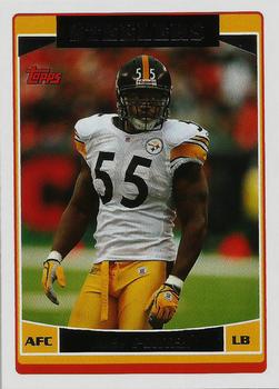 2006 Topps Pittsburgh Steelers #PIT9 Joey Porter Front