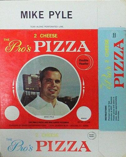 1967 Pro's Pizza Chicago Bears Discs #NNO Mike Pyle Front