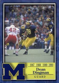 2002 TK Legacy Michigan Wolverines #L115 Dean Dingman Front