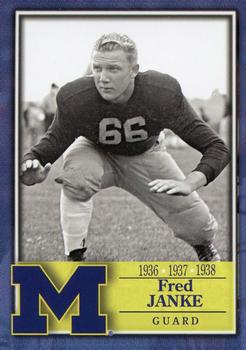 2002 TK Legacy Michigan Wolverines #L124 Fred Janke Front