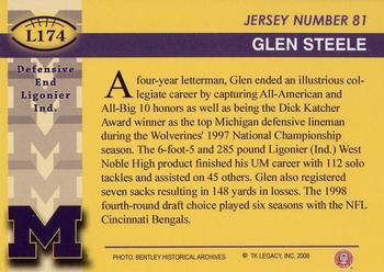2002 TK Legacy Michigan Wolverines #L174 Glen Steele Back
