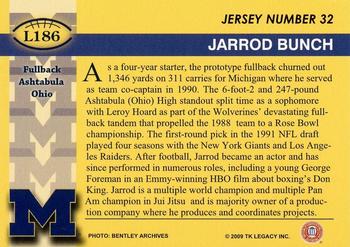 2002 TK Legacy Michigan Wolverines #L186 Jarrod Bunch Back