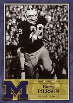 2002 TK Legacy Michigan Wolverines #L189 Barry Pierson Front