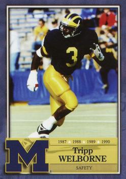 2002 TK Legacy Michigan Wolverines #L195 Tripp Welborne Front