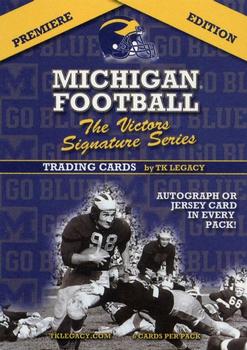 2002 TK Legacy Michigan Wolverines #NNO Victors Signature Series Preview Front