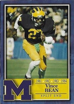 2002 TK Legacy Michigan Wolverines #L155 Vince Bean Front