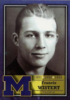 2002 TK Legacy Michigan Wolverines #L5 Francis Wistert Front