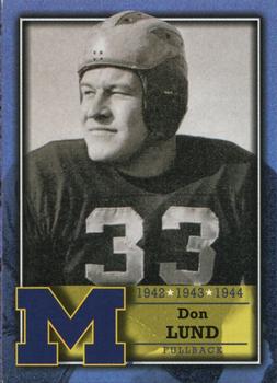 2002 TK Legacy Michigan Wolverines #L14 Don Lund Front