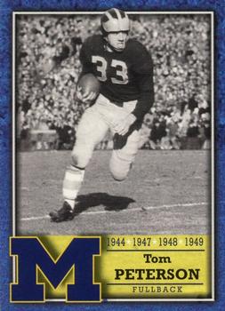 2002 TK Legacy Michigan Wolverines #L40 Tom Peterson Front