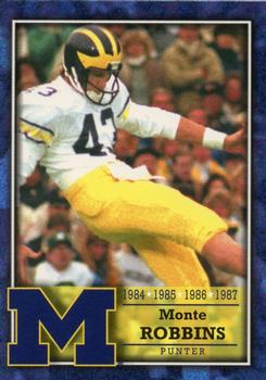2002 TK Legacy Michigan Wolverines #L55 Monte Robbins Front