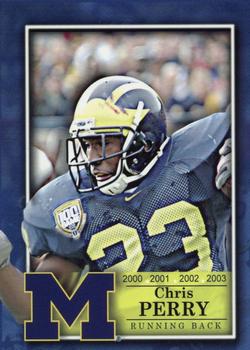 2002 TK Legacy Michigan Wolverines #L75 Chris Perry Front