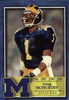 2002 TK Legacy Michigan Wolverines #L78 Greg McMurtry Front