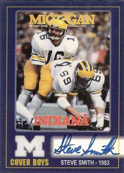 2002 TK Legacy Michigan Wolverines - Cover Boys Autographs #MC8 Steve Smith Front