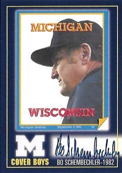 2002 TK Legacy Michigan Wolverines - Cover Boys Autographs #MC3 Bo Schembechler Front