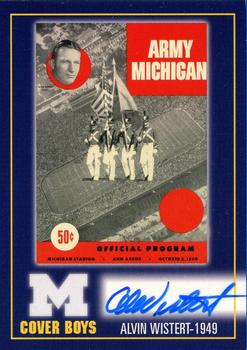 2002 TK Legacy Michigan Wolverines - Cover Boys Autographs #MC4 Alvin Wistert Front
