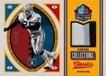 2017 Panini Classics - Canton Collections Swatches Prime #HOF-HL Howie Long Front