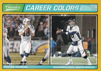 2017 Panini Classics - Career Colors Gold #CC-3 Peyton Manning Front